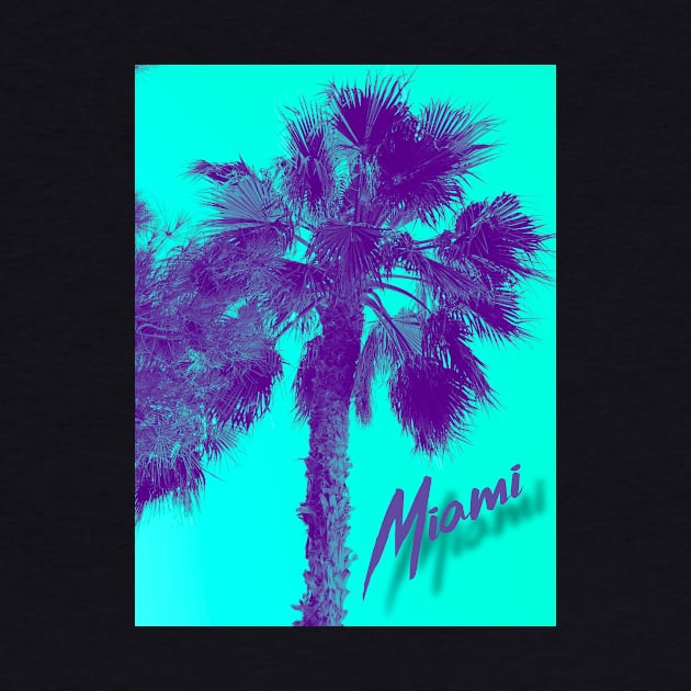 Retro Miami by Lvl256art